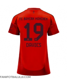 Bayern Munich Alphonso Davies #19 Tricou Fotbal Replică 2024-25 Femei Acasa